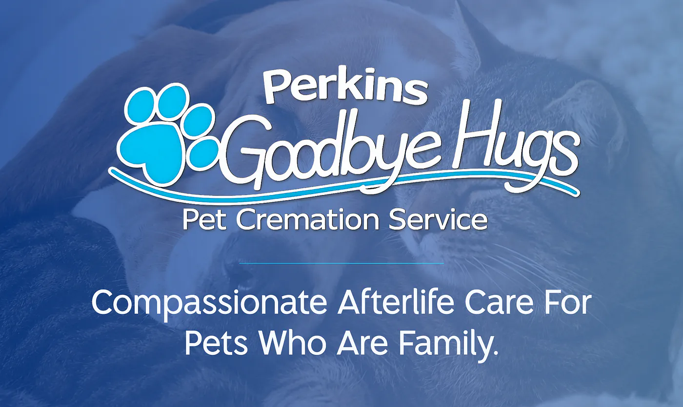 Perkins Goodbye Hugs Pet Cremation Service logo
