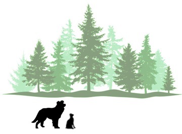 Whispering Pines Pet Cemetery logo