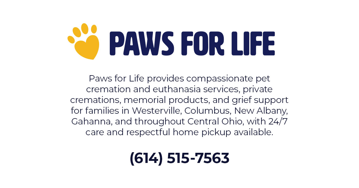 Paws for Life Ohio Euthanasia and Pet Cremation logo