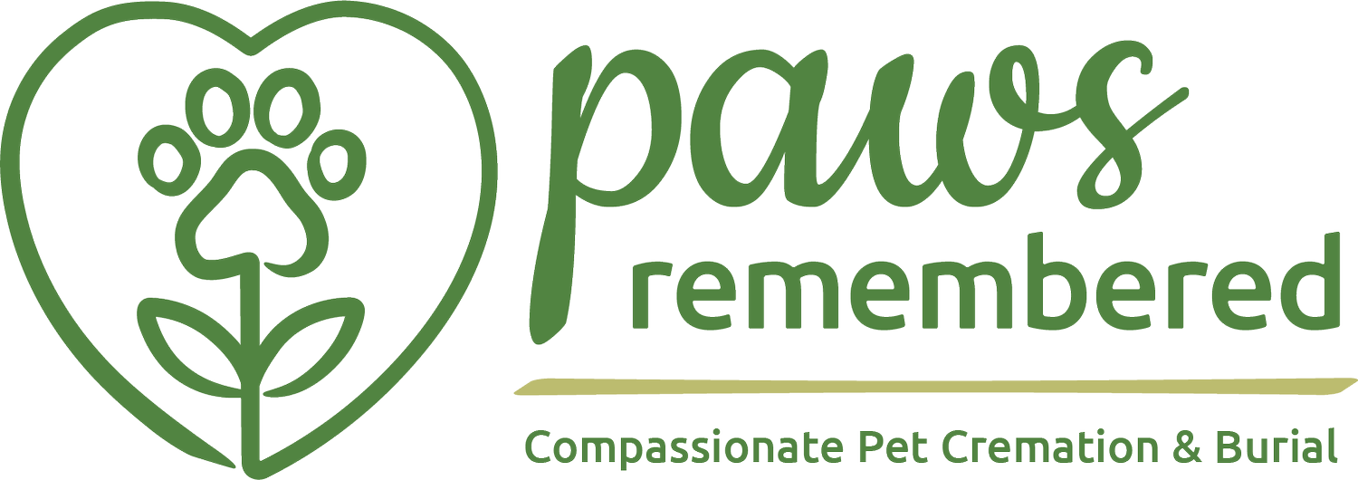 Paws Remembered Compassionate Pet Cremation and Burial logo