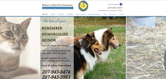 Ashes to Ashes Pet Crematory logo